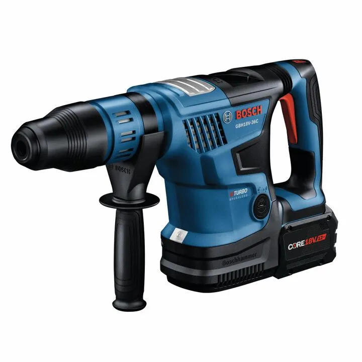 Bosch PROFACTOR 18V Hitman 1-9/16in Rotary Hammer Kit - High-Performance Cordless Power 6