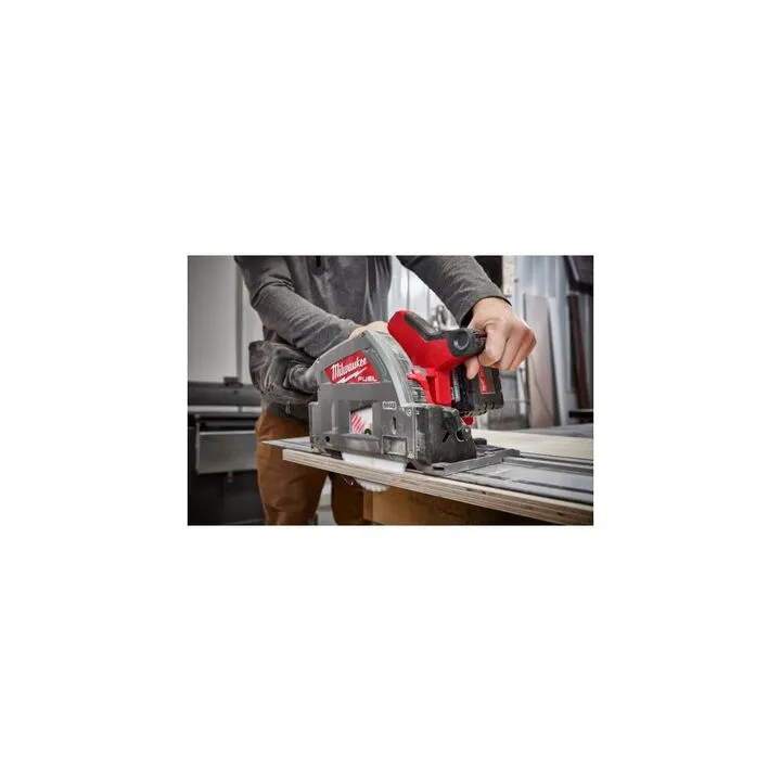 Milwaukee M18 FUEL 6-1/2 Inch Plunge Track Saw with 55 Inch Guide Rail 5