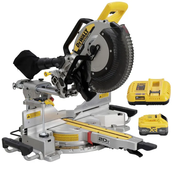 DEWALT 20V MAX XR 12-inch Double Bevel Sliding Miter Saw Kit