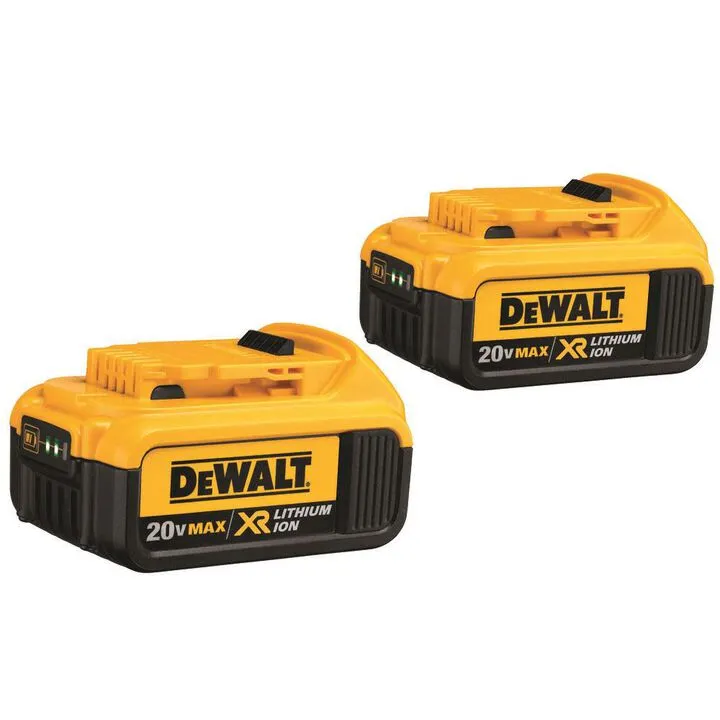 DEWALT 20V MAX 1/2 Inch Impact Wrench with Hog Ring Anvil & XR Battery 2-Pack Bundle 2