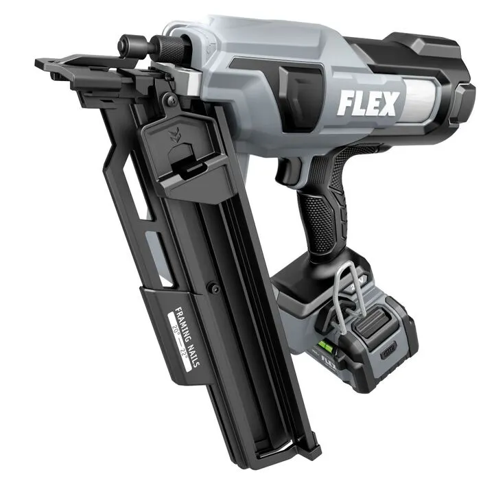FLEX 24V Brushless 21 Degree Framing Nailer Kit - Professional Cordless Performance 2
