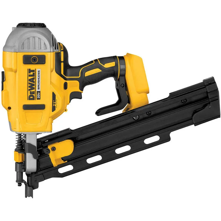 DEWALT 20V MAX 21 Degree Plastic Collated Cordless Framing Nailer (Bare Tool)