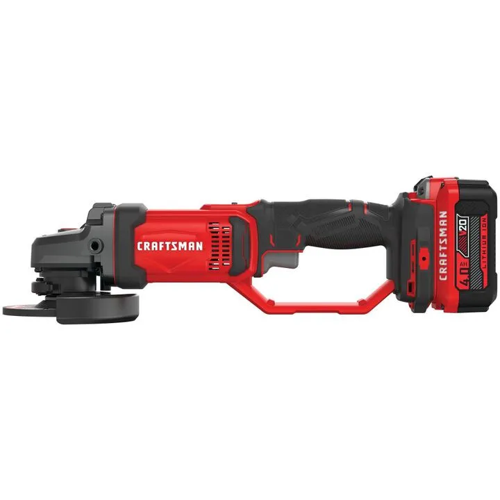 CRAFTSMAN V20 Cordless 4-1/2 Inch Small Angle Grinder - Optimized for Precision DIY Projects 1