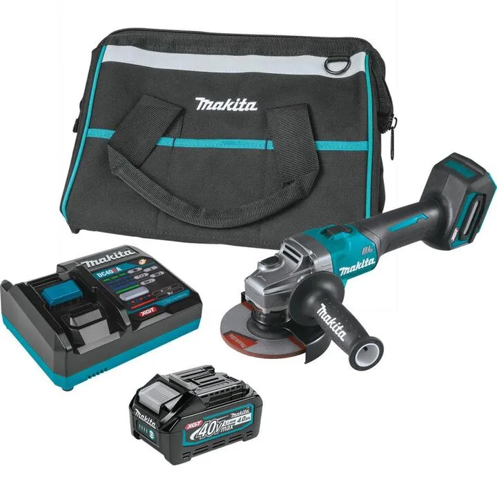 Makita 40V max XGT 4-1/2 / 5-inch Angle Grinder Kit - Professional Performance & Safety