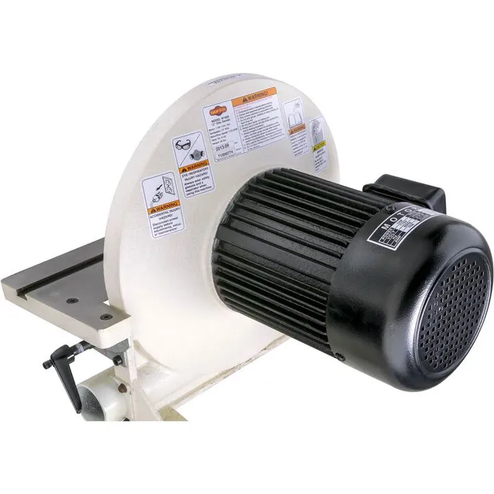 Shop Fox 12-inch 1HP Adhesive Disc Sander - High-Performance Stationary Sanding Solution 3