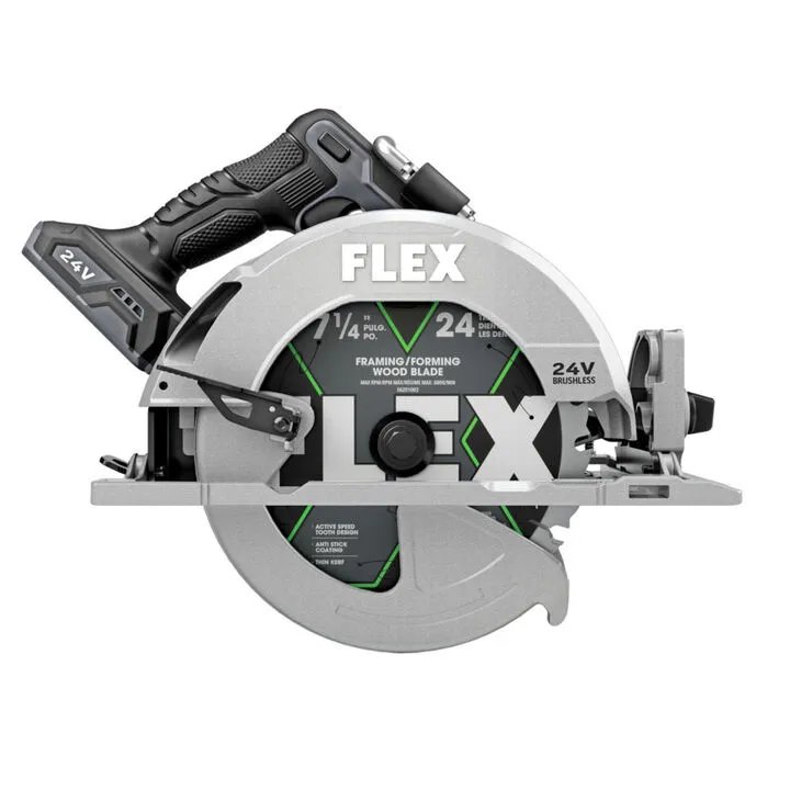 FLEX 24V 7-1/4in Circular Saw (Bare Tool) - High-Performance Cordless Precision 1