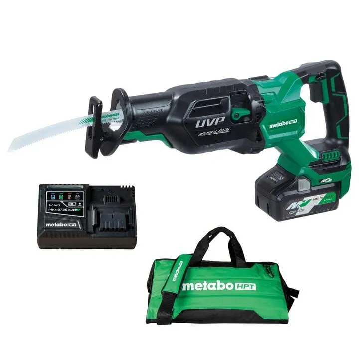 Metabo HPT 36V MultiVolt Brushless Reciprocating Saw Kit - Professional Performance Series