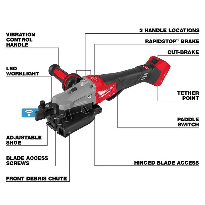 Milwaukee M18 FUEL 1-1/4 Inch Rebar Cutter (Bare Tool) 2