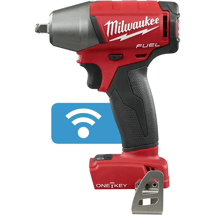 Milwaukee M18 FUEL 3/8 in. Compact Impact Wrench with Friction Ring and ONE-KEY (Bare Tool)