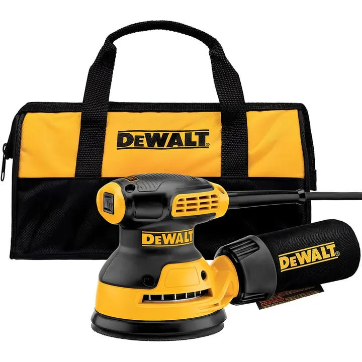 DEWALT 5-Inch Random Orbit Sander with Hook and Loop Pad