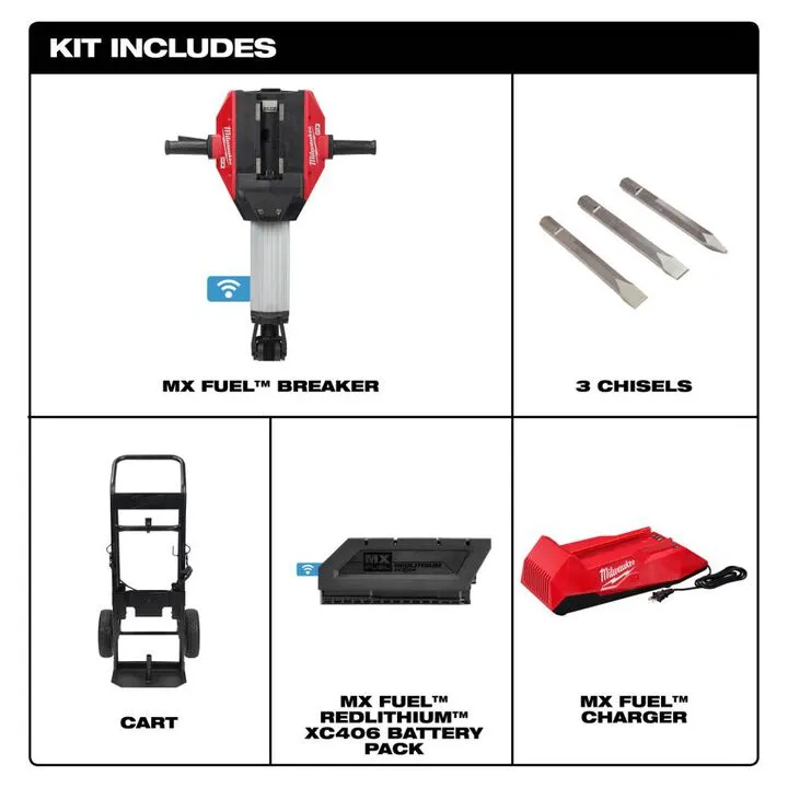 Milwaukee MX FUEL Breaker: Professional-Grade Cordless Demolition Power 1