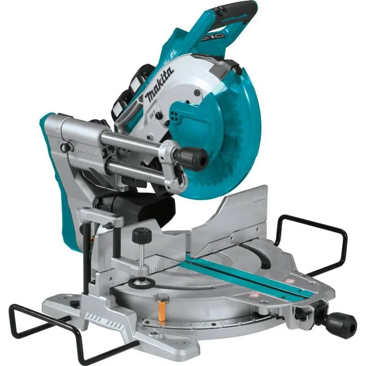 Makita 18V X2 (36V) LXT 10-Inch Brushless Cordless Dual-Bevel Sliding Compound Miter Saw with Laser Kit & Compact Folding Stand 1