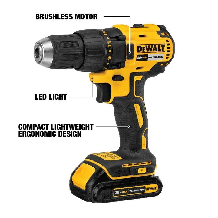 DEWALT 20V MAX Brushless Cordless 1/2 in. Drill/Driver (Bare Tool) 2
