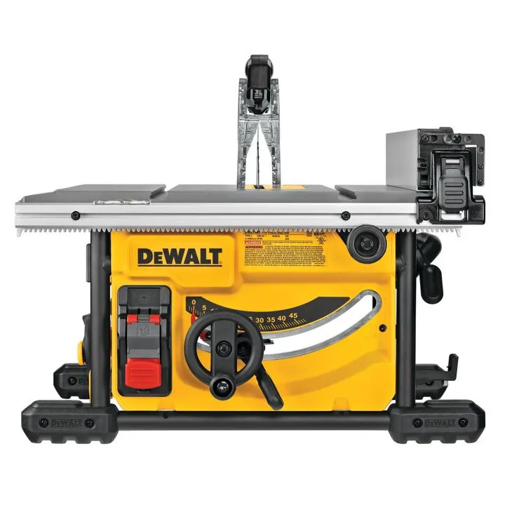 DEWALT 8 1/4-inch Compact Jobsite Table Saw - High-Performance Professional Grade