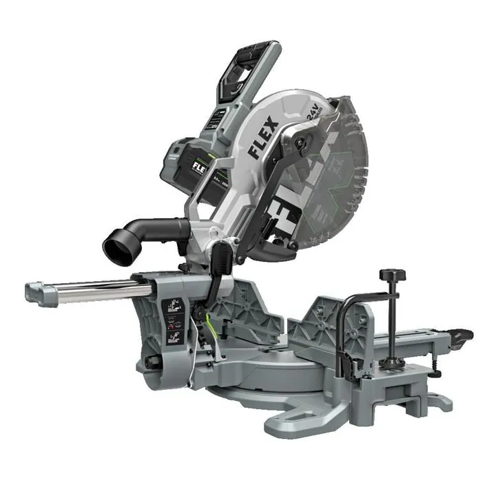 FLEX 24V Cordless 12-Inch Dual Bevel Sliding Miter Saw - Stacked Lithium Performance Kit 2
