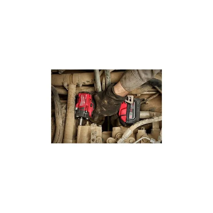 Milwaukee M18 Impact Wrench with 36-Piece Socket Set and 2-Drawer Tool Box Bundle 8