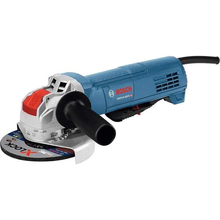 Bosch 4-1/2 Inch X-LOCK Ergonomic Angle Grinder with Paddle Switch