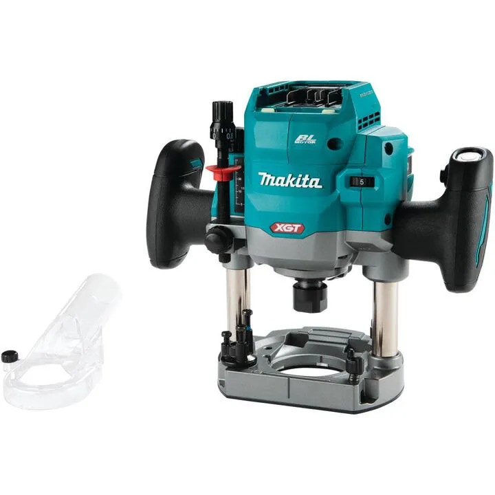 Makita 40V max XGT Brushless Cordless 2-1/4 HP Maximum HP Plunge Router (Bare Tool) 1