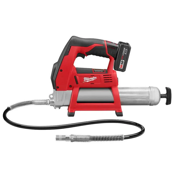 Milwaukee M12 Cordless Lithium-Ion Grease Gun Kit - Professional Maintenance Solution 4