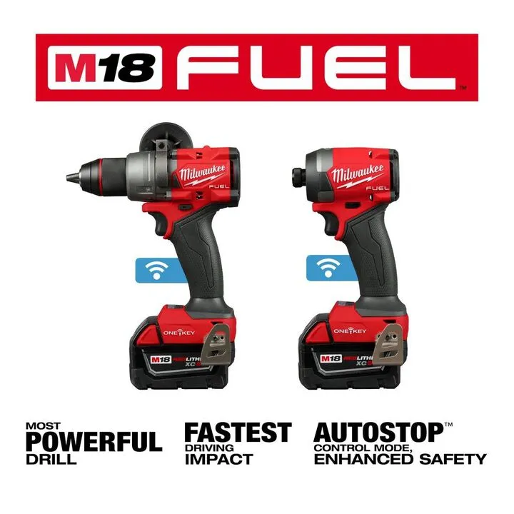 Milwaukee M18 FUEL 2-Tool Combo Kit with ONE-KEY - Professional Grade Performance 4