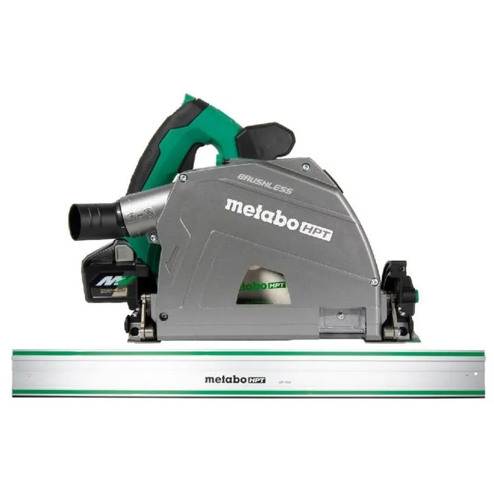 Metabo HPT 36V MultiVolt Cordless 6-1/2 Inch Track Saw Kit with 63-Inch Guide Rail