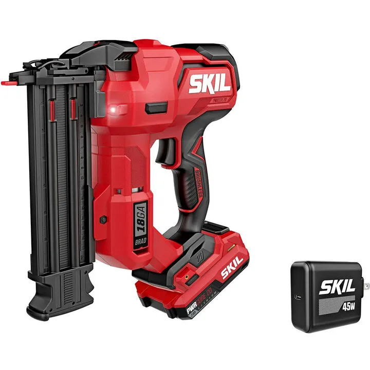 SKIL PWR CORE 20 Brushless 20V 18Ga Brad Nailer Kit - Professional Performance Guide
