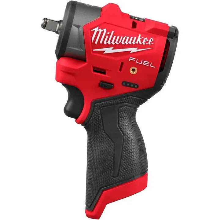 Milwaukee M12 FUEL 3/8 Inch Subcompact Impact Wrench (Bare Tool) with Protective Boot 3