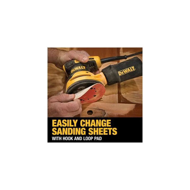 DEWALT 5-Inch Variable Speed Random Orbit Sander (DWE6421) 8