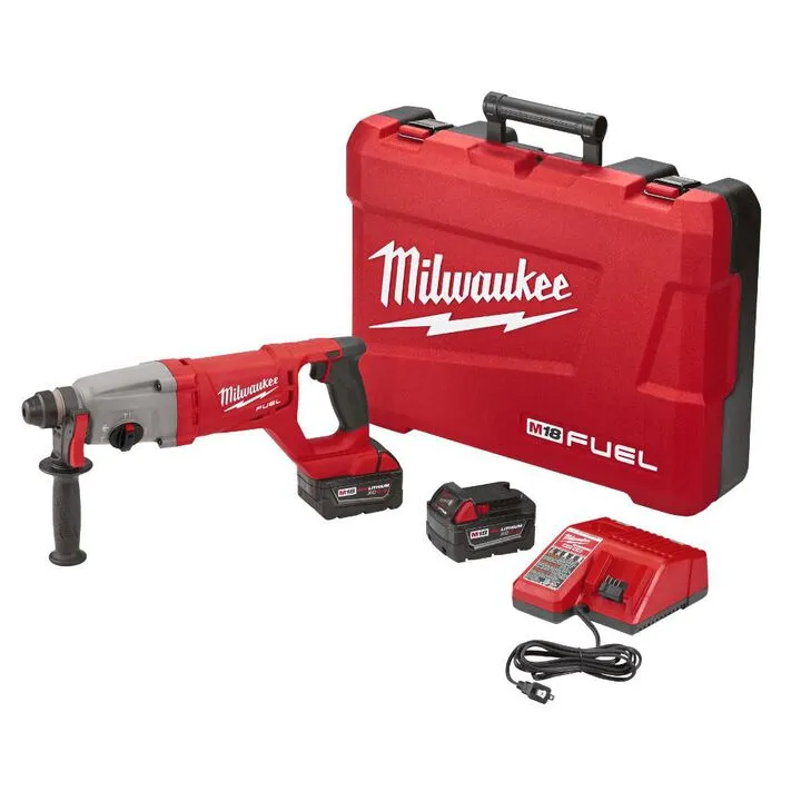 Milwaukee M18 FUEL D-Handle Rotary Hammer Kit - High-Performance Concrete Drilling 1