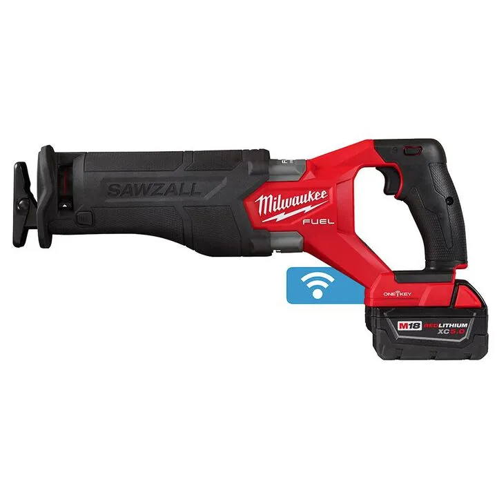 Milwaukee M18 FUEL SAWZALL Reciprocating Saw with ONE-KEY - 2 Battery XC5.0 Kit 7