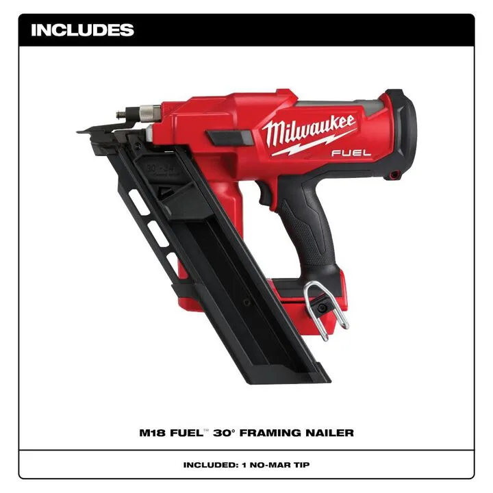 Milwaukee M18 FUEL 30 Degree Framing Nailer (Bare Tool) 2