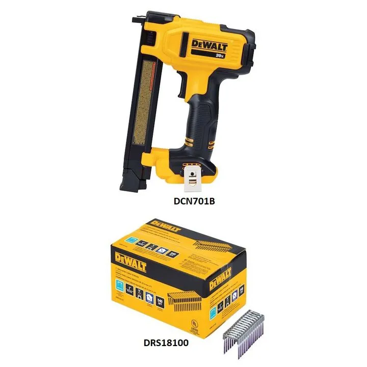 DEWALT 20V MAX Cordless Stapler & Insulated Cable Staples Bundle 1