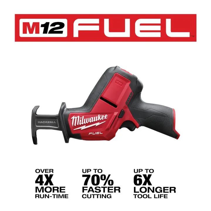 Milwaukee M12 FUEL HACKZALL Reciprocating Saw (Bare Tool) 1