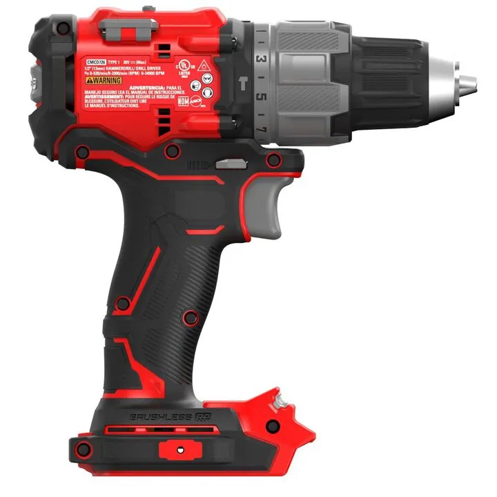 CRAFTSMAN V20 BRUSHLESS RP 1/2 Inch Hammer Drill (Bare Tool) 3