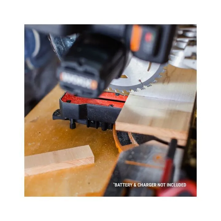 Worx 7.25 in Cordless Sliding Compound Miter Saw (Bare Tool) 3