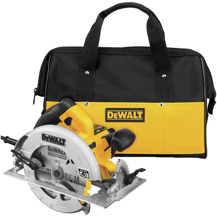 DEWALT 7-1/4-in Lightweight Circular Saw with Integrated Electric Brake