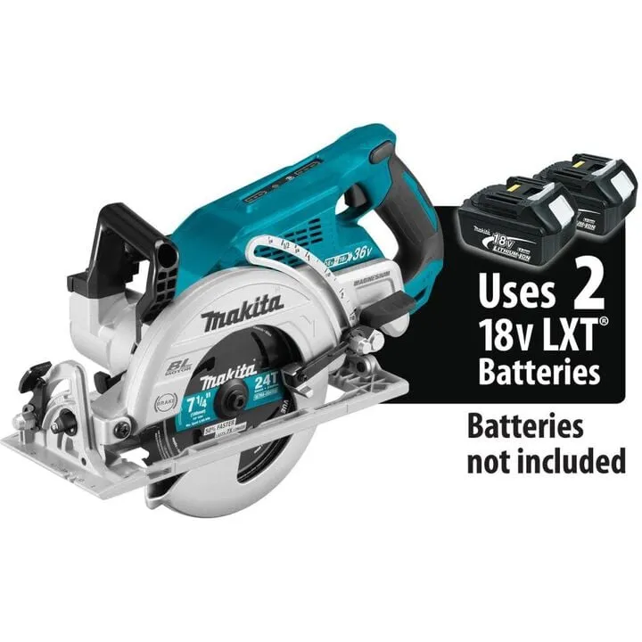 Makita 18V X2 (36V) LXT Brushless Rear Handle 7-1/4in Circular Saw (Bare Tool)