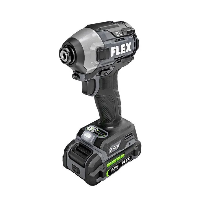 FLEX 24V Drill Driver and Quick Eject Impact Driver Professional Kit 2