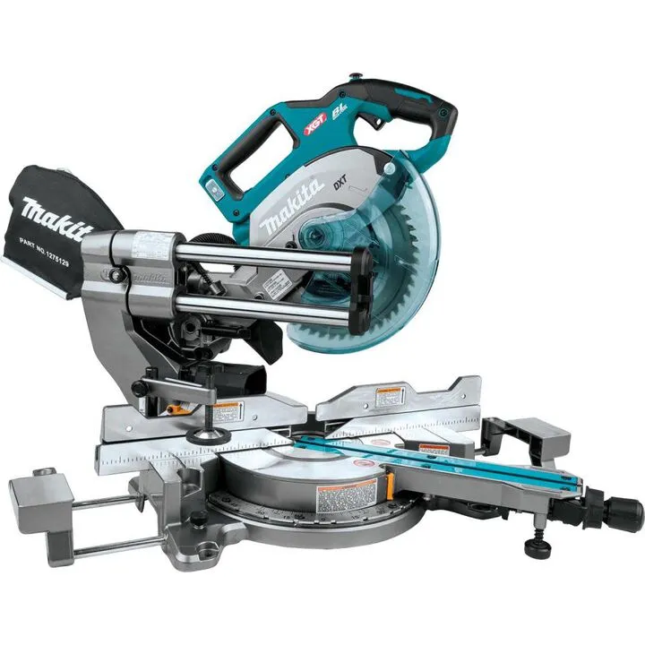 Makita 40V Max XGT 8 1/2 Inch Dual Bevel Sliding Compound Miter Saw Starter Kit 6