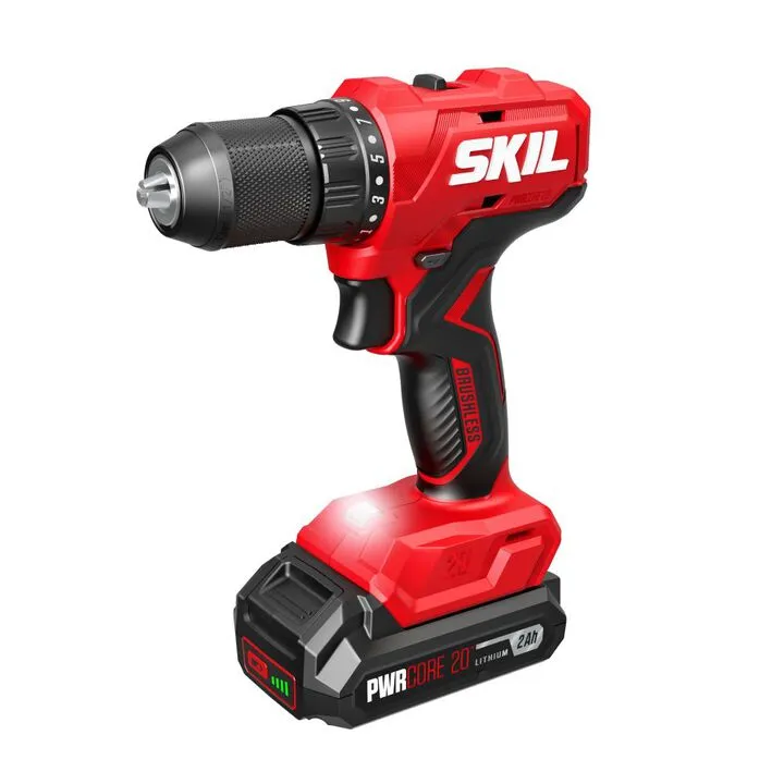 SKIL 20V Brushless Drill Driver and Impact Driver Combo Kit - High-Performance Cordless Power Tool Set 1
