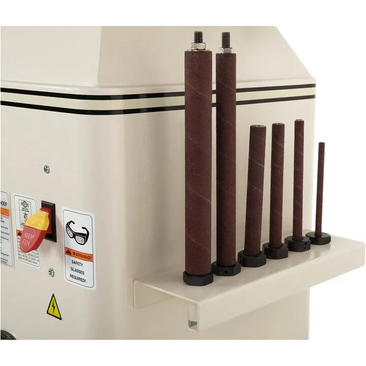Shop Fox 1HP Oscillating Spindle Sander - Dual Voltage Precision Sanding System 6