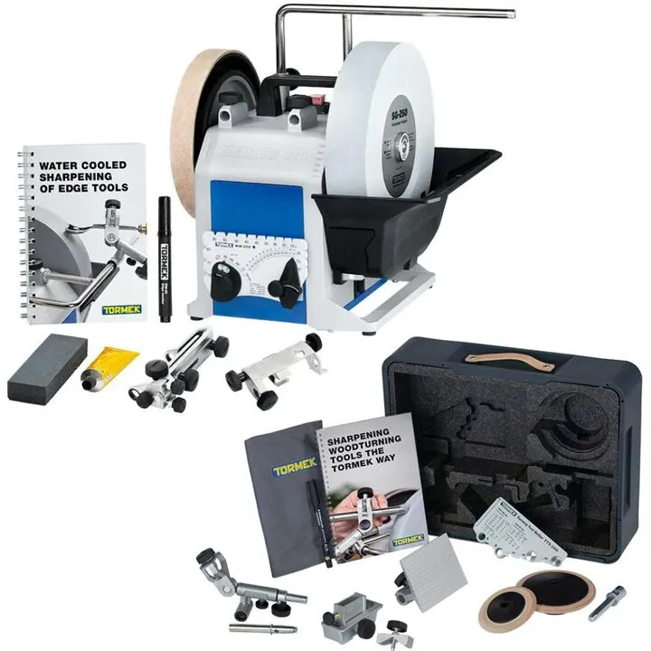 Tormek T-8 Sharpening System & TNT-808 Woodturners Kit Bundle