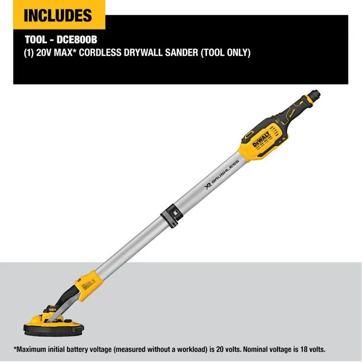 DEWALT 20V MAX Cordless Drywall Sander (Bare Tool) 2