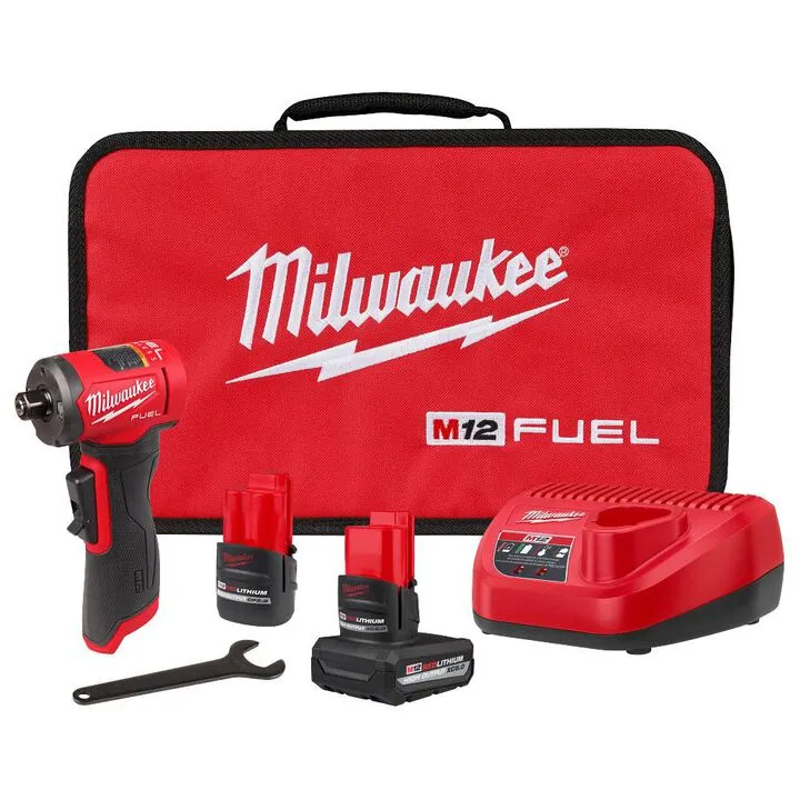 Milwaukee M12 FUEL 1/4 Inch Right Angle Die Grinder Kit - Precision Engineered for Light-Duty Fabrication 4