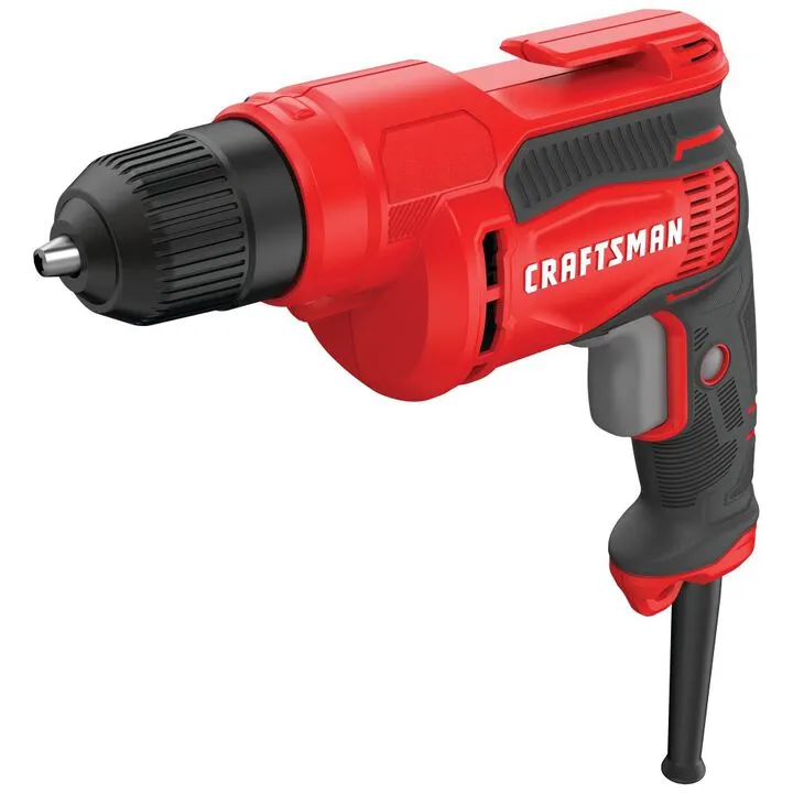 CRAFTSMAN 3/8 Inch Electric Drill/Driver (7 Amp) - Reliable Corded Performance 1