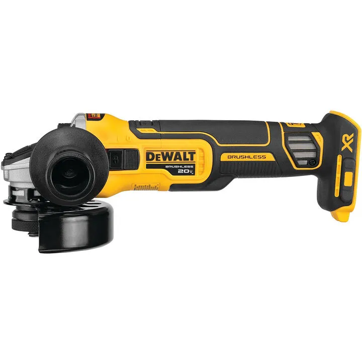 DEWALT 20V MAX XR 4.5in Angle Grinder (Bare Tool) - Professional Grade Performance