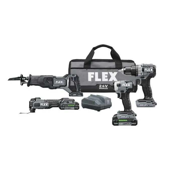 FLEX Professional Grade Reciprocating Saw and Oscillating Multi-Tool Combo Kit 1