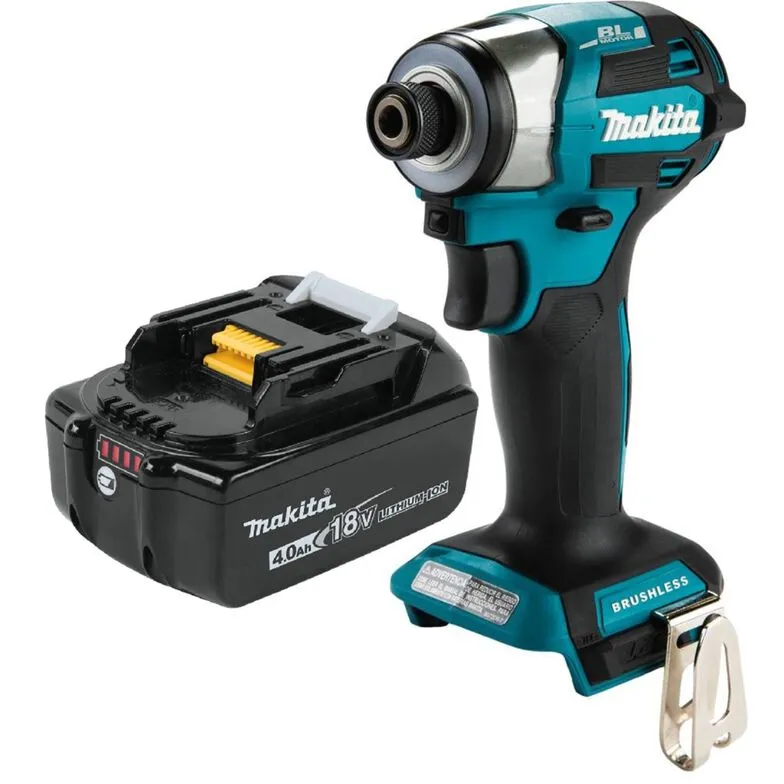 Makita 18V LXT Brushless Cordless 4-Speed Impact Driver with 4Ah Battery Kit
