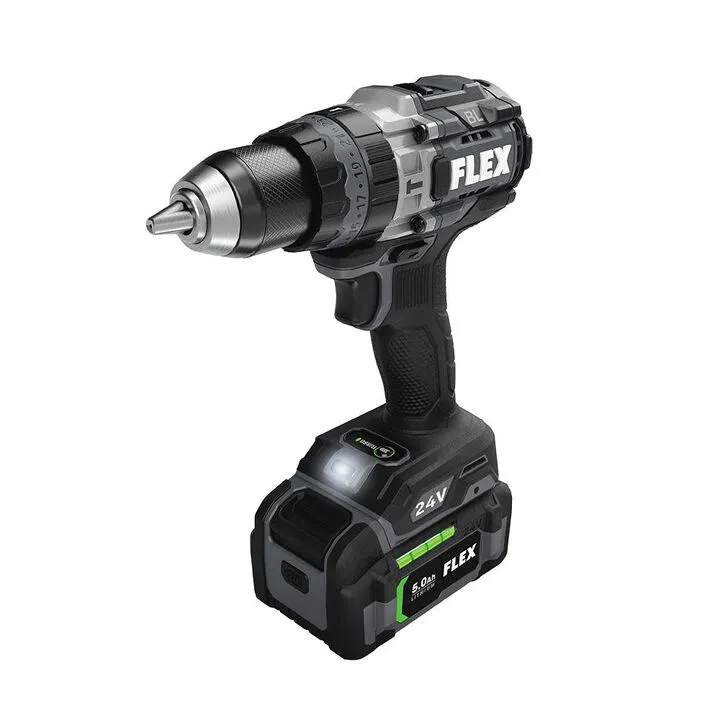 FLEX 24V 1/2-In. 2-Speed Hammer Drill With Turbo Mode Kit - Edition 1
