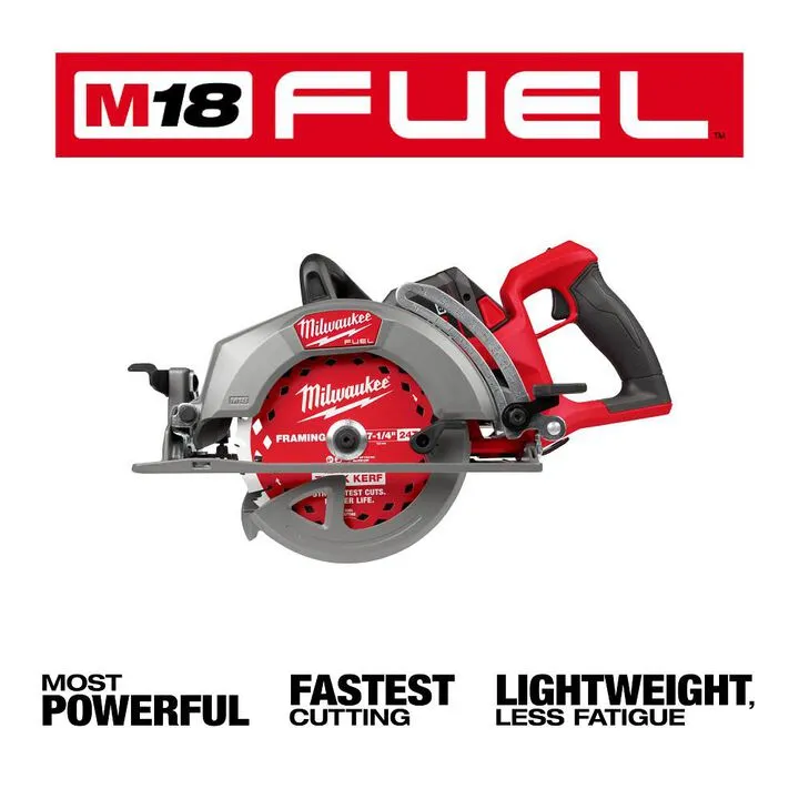 Milwaukee M18 FUEL 7-1/4 Inch Rear Handle Circular Saw Kit (2830-21) 1